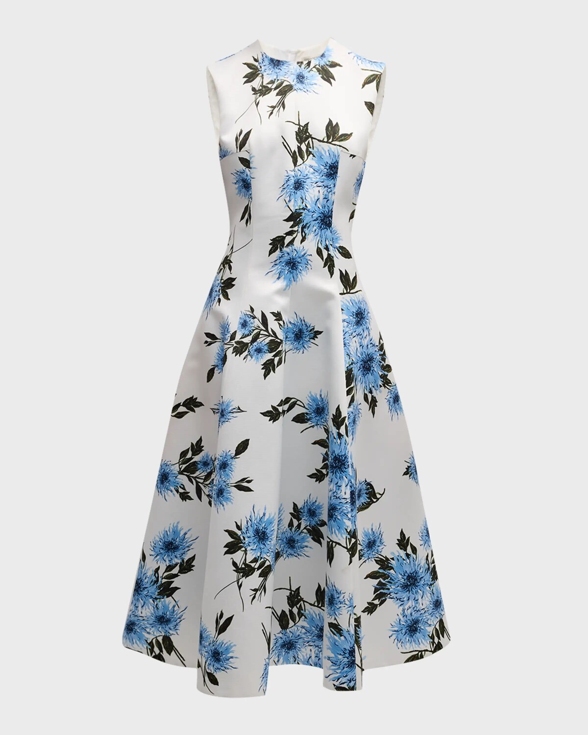 

Платье миди Mara с цветочным принтом Dahlia Emilia Wickstead, цвет Large Dahlia Baby Blue