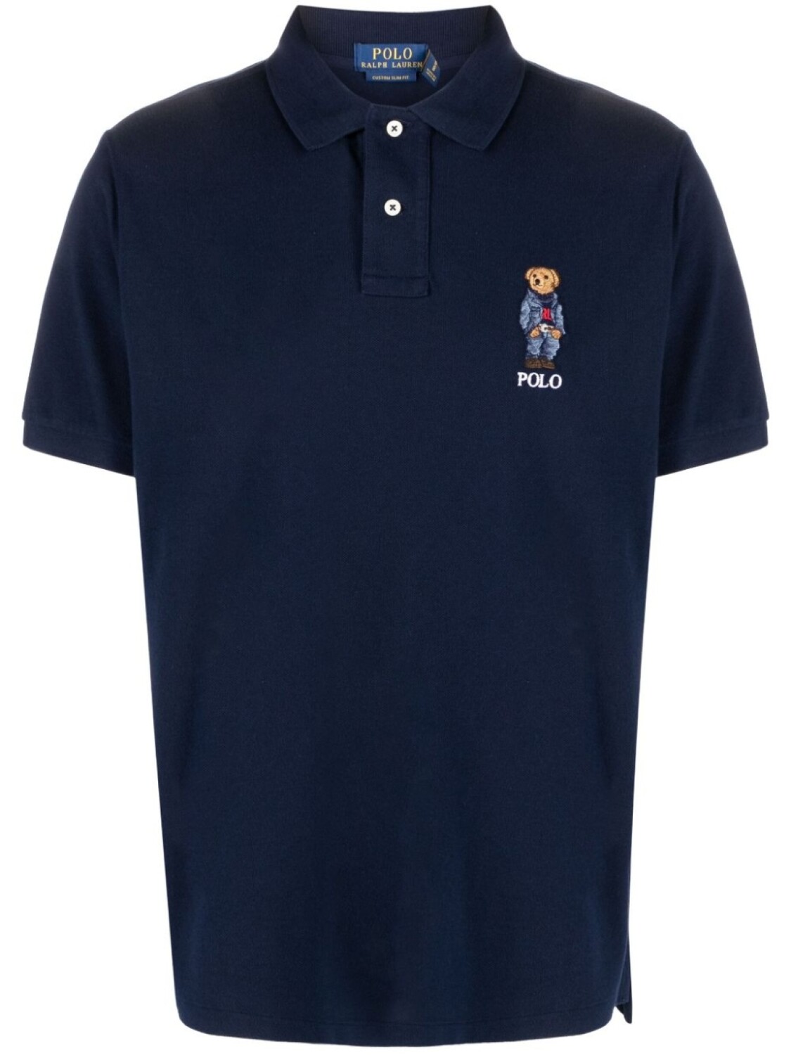 

Polo Ralph Lauren рубашка поло с вышивкой Polo Bear, синий