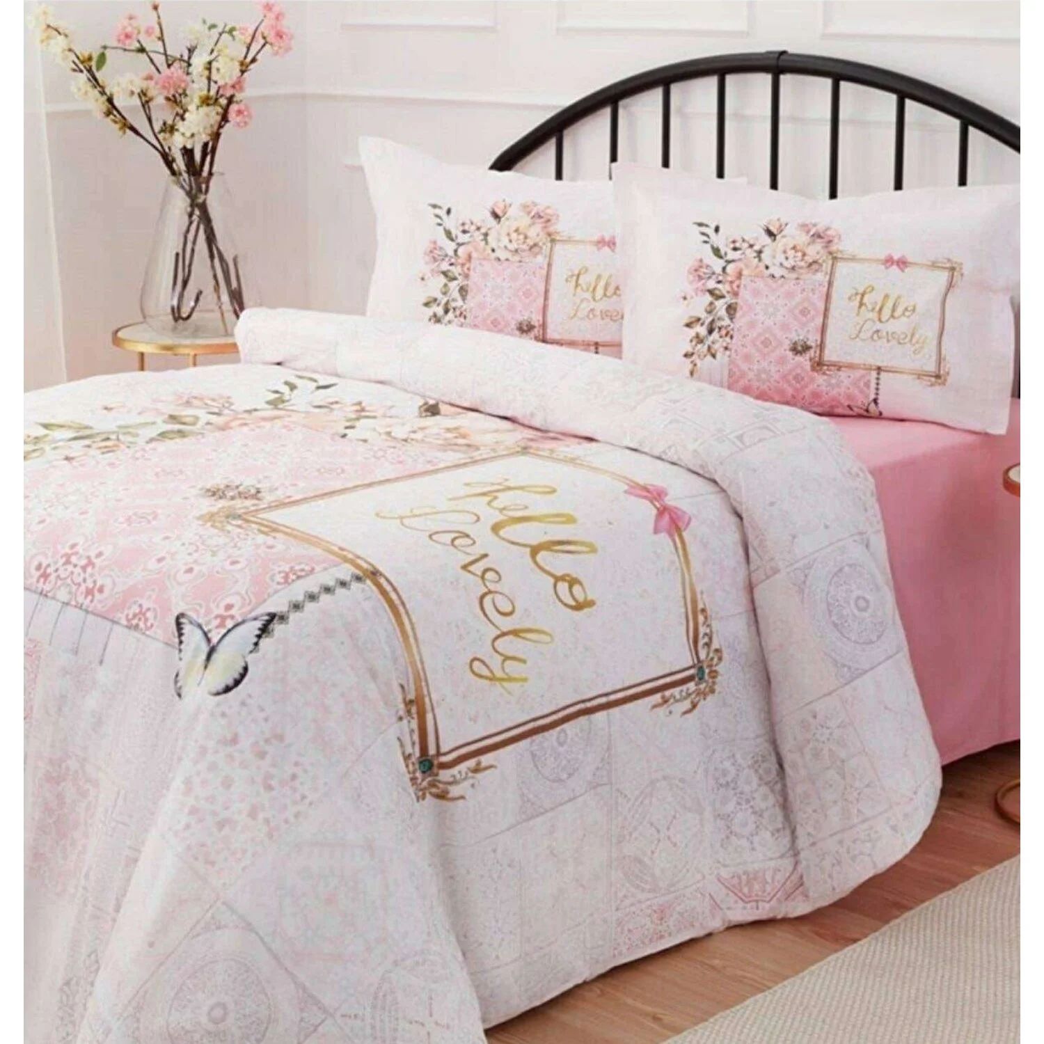 цена Özdilek Audrey Розовый Комплект постельного белья Özdilek