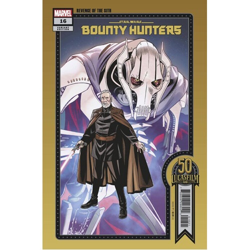 

Книга Star Wars Bounty Hunters #16 Sprouse Lucasfilm 50Th Variant Wobh (75960609602201621)
