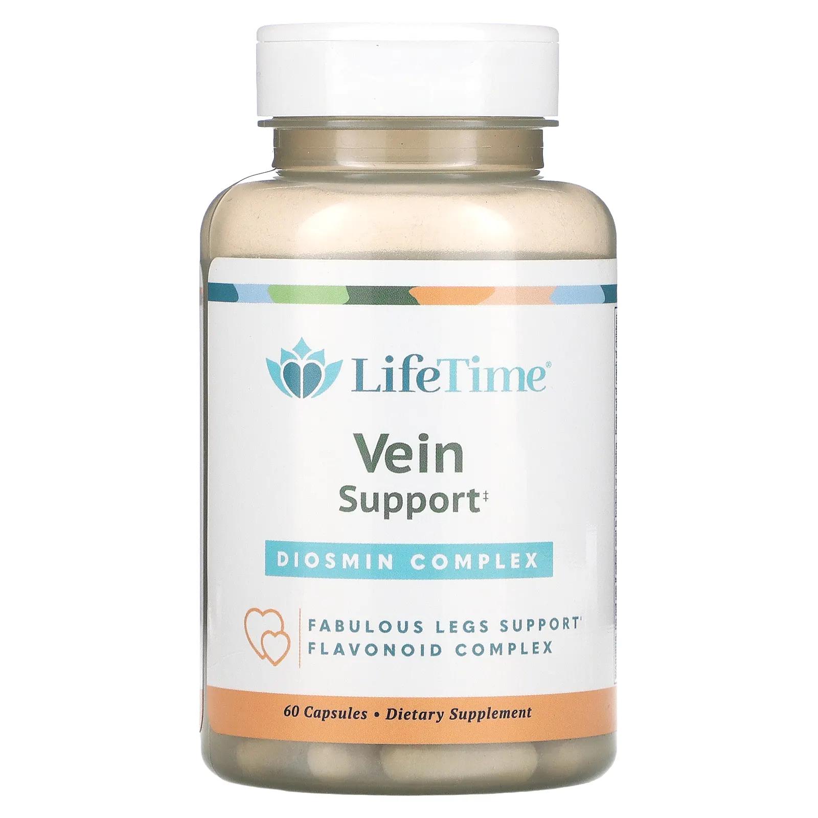 LifeTime Vitamins Комплекс Диосмин и Гесперидин 60 капсул lifetime витамины успокаивают и успокаивают с relora 60 капсул lifetime vitamins