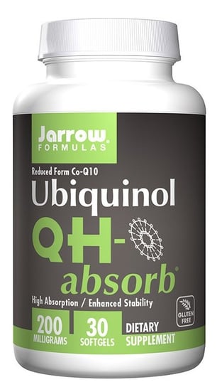 Jarrow Formulas, Убихинол Qh-Absorb 200 мг, 30 г. jarrow formulas убихинол qh absorb 200 мг 30 мягких таблеток