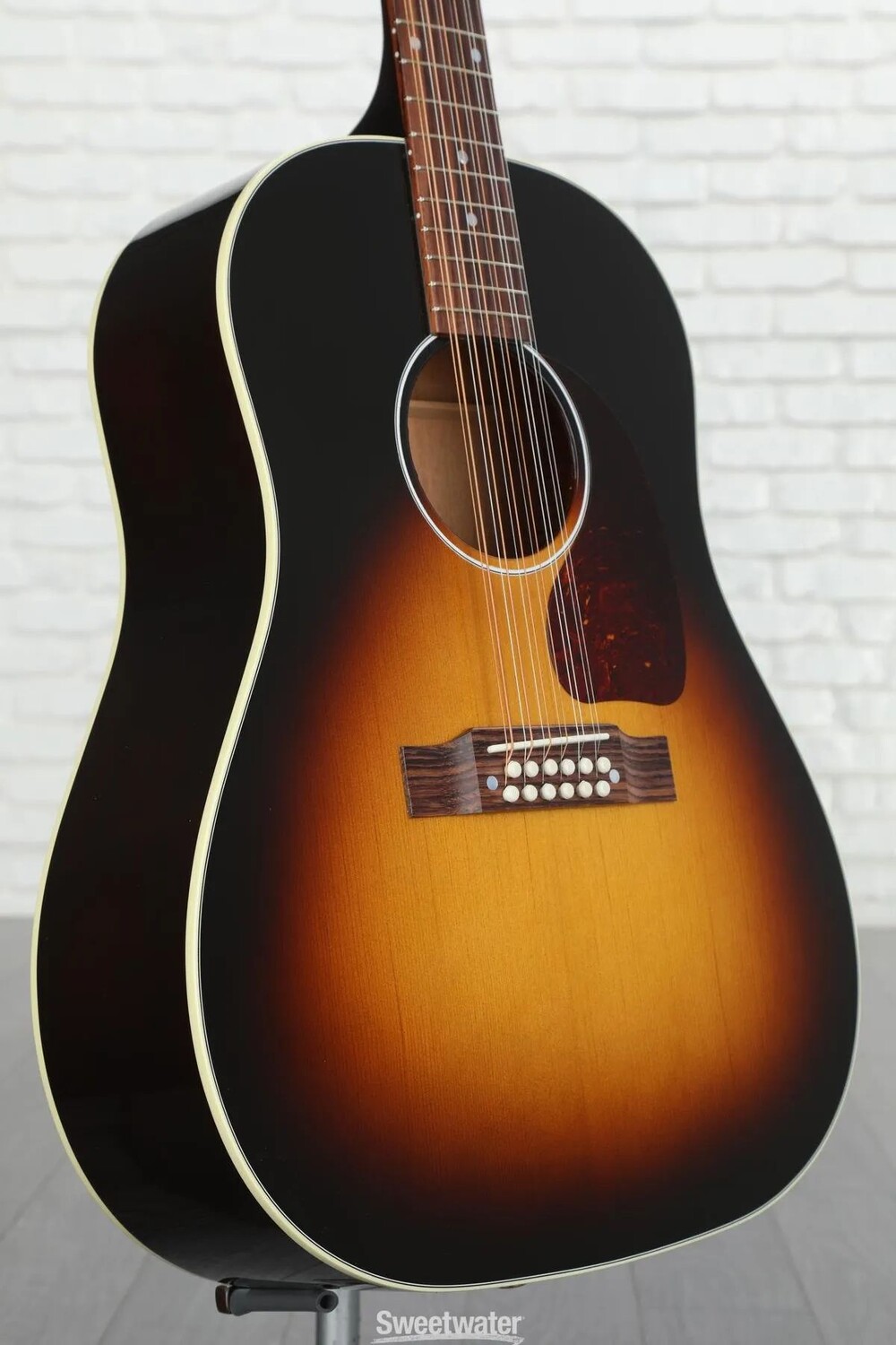 

12-струнная акусто-электрическая гитара Gibson Acoustic J-45 — Vintage Sunburst, ограниченный выпуск