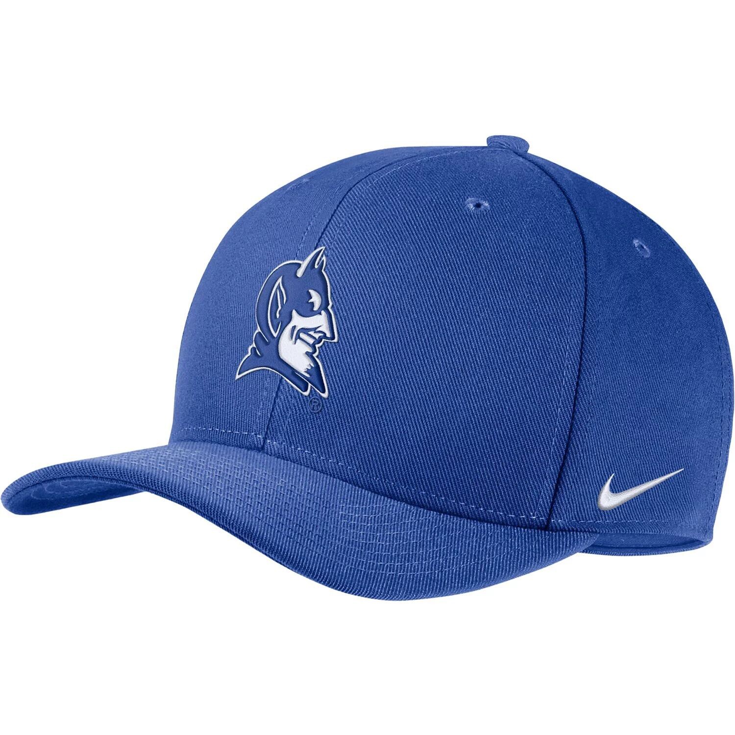 

Мужская кепка Nike Royal Duke Blue Devils Classic99 Swoosh Performance Flex.