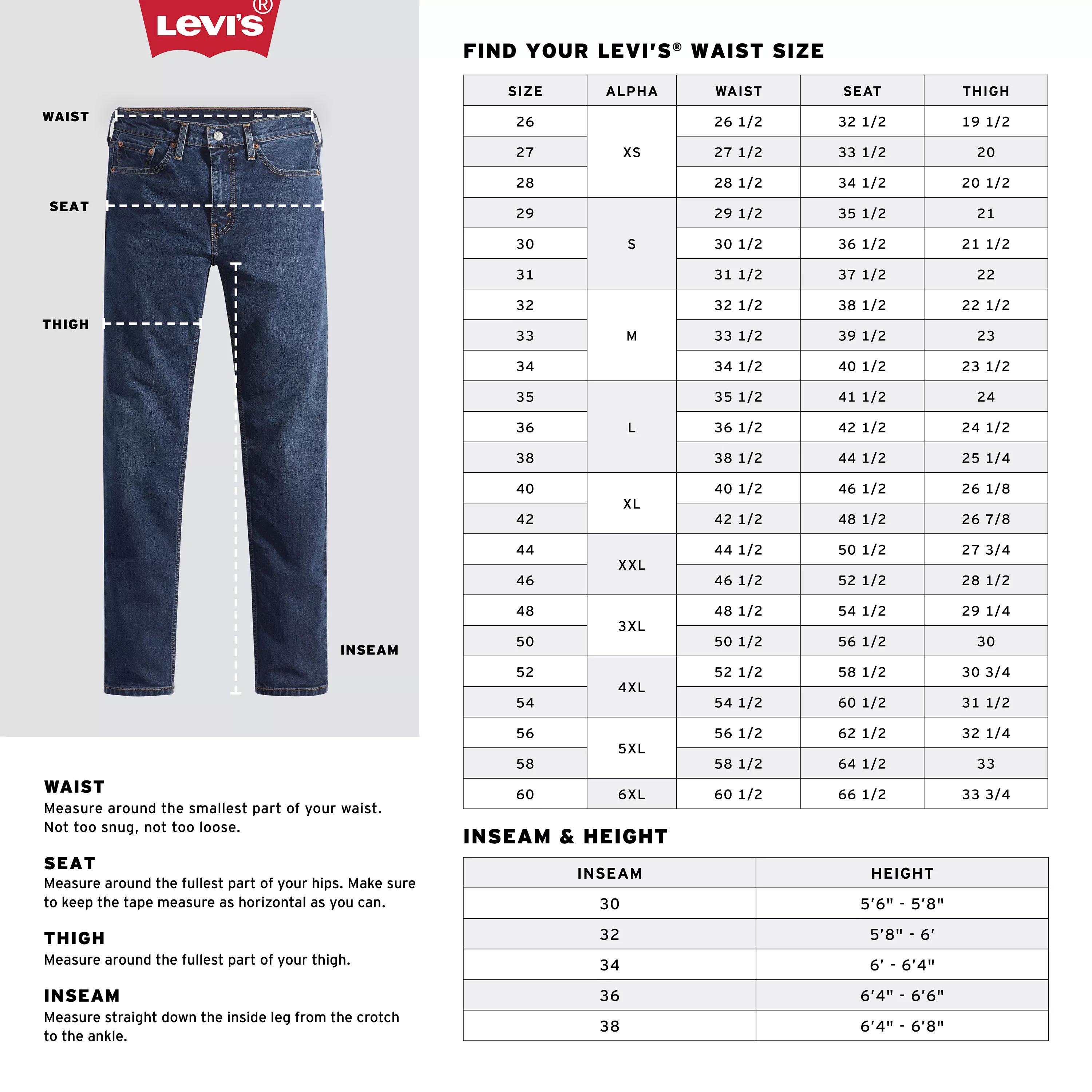 Мужские джинсы 501 Original с усадкой Levi's