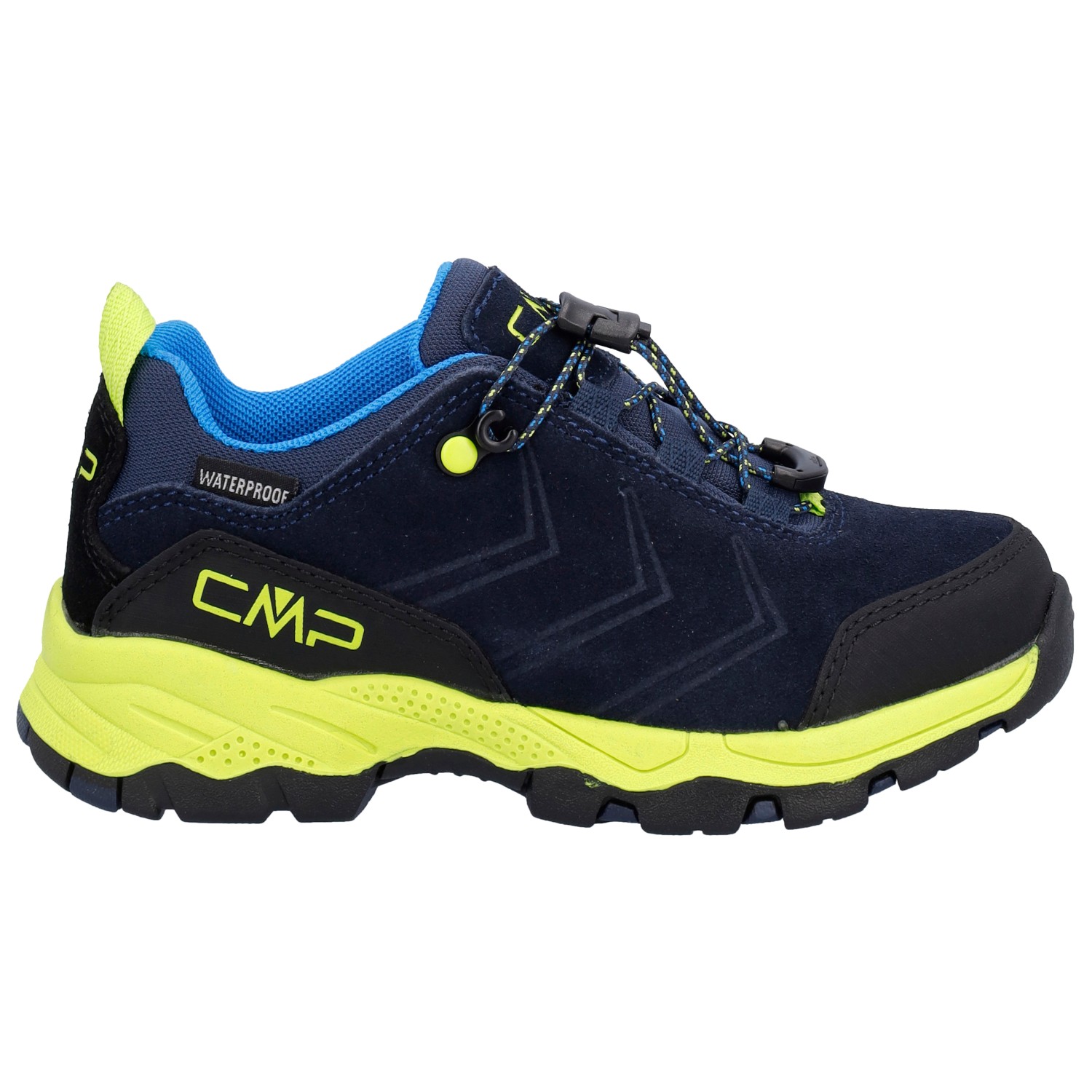 цена Мультиспортивная обувь Cmp Kid's Melnick Low WP, цвет Black Blue/Lime