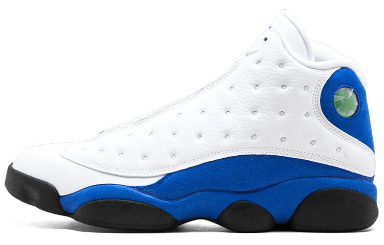 

Jordan 13 Retro White Hyper Royal Черный Белый/Светло-серебристый/Черный/Маталловое золото