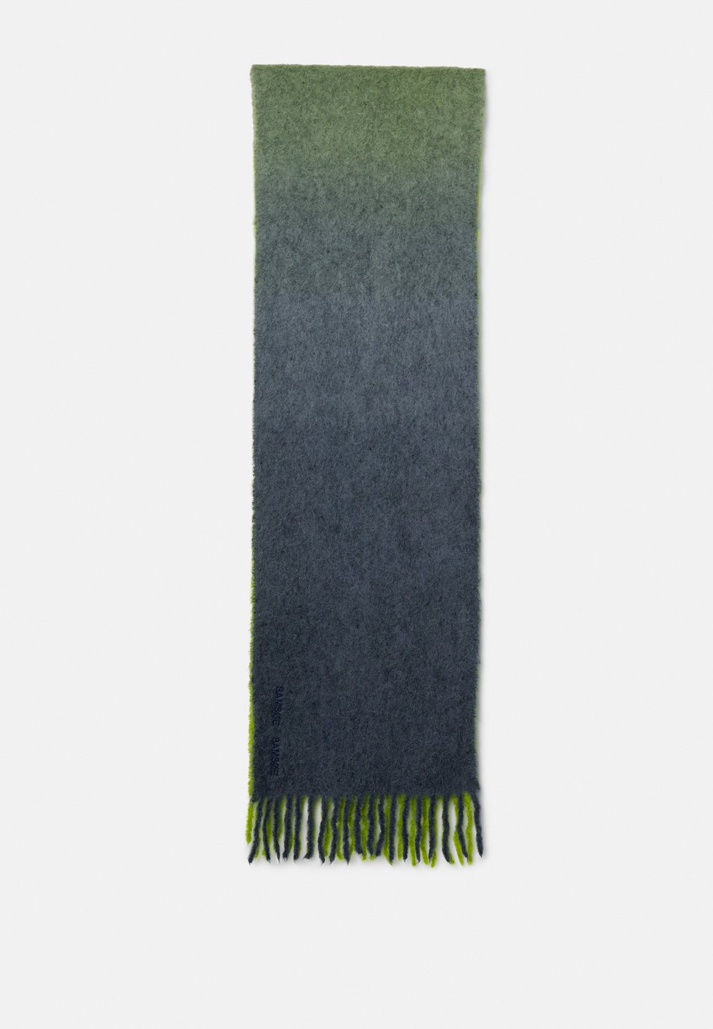 Шарф Samsøe Samsøe CARRY SCARF, омбре зеленый слинги amazonas шарф carry sling