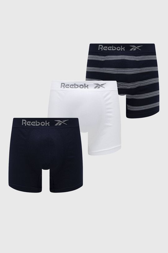 Боксеры (3 пары) Reebok, темно-синий