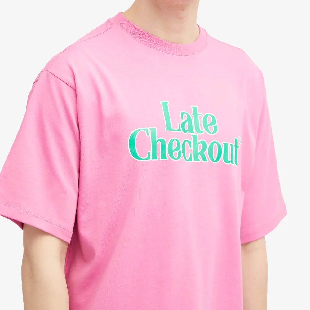 Late Checkout Футболка, розовый