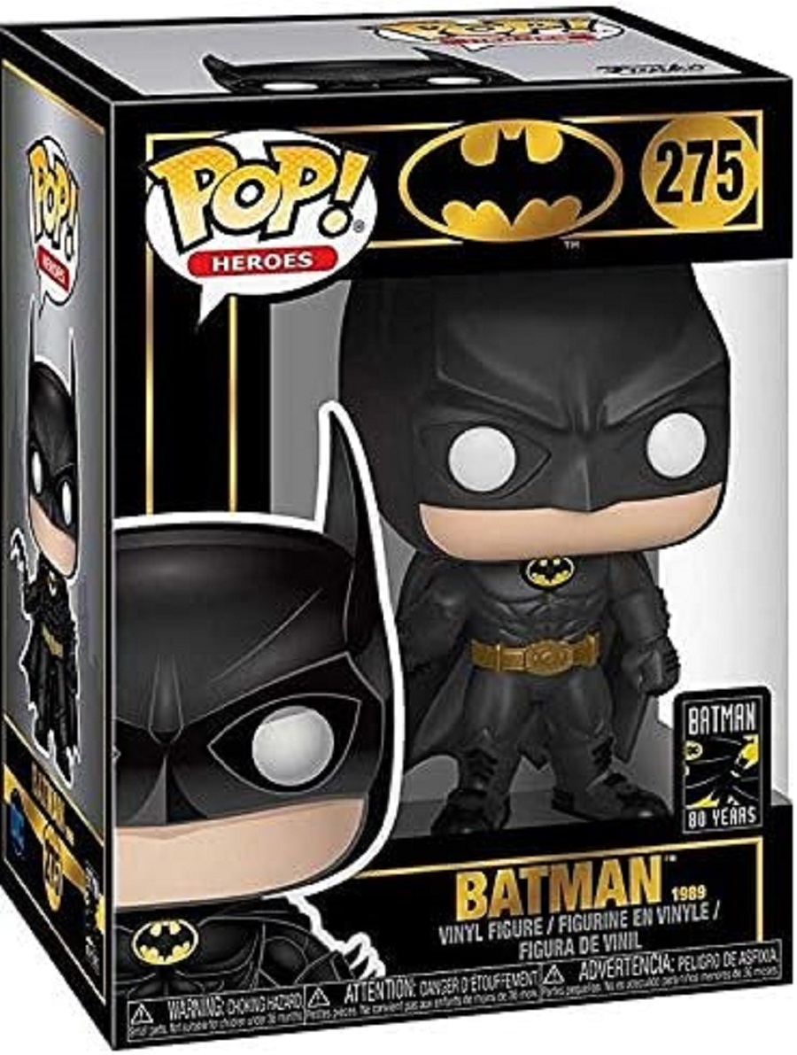 Фигурка Funko POP! DC Heroes: Batman 80th - Batman (1989) фигурка funko pop dc бэтмен batman 1989 fun2196