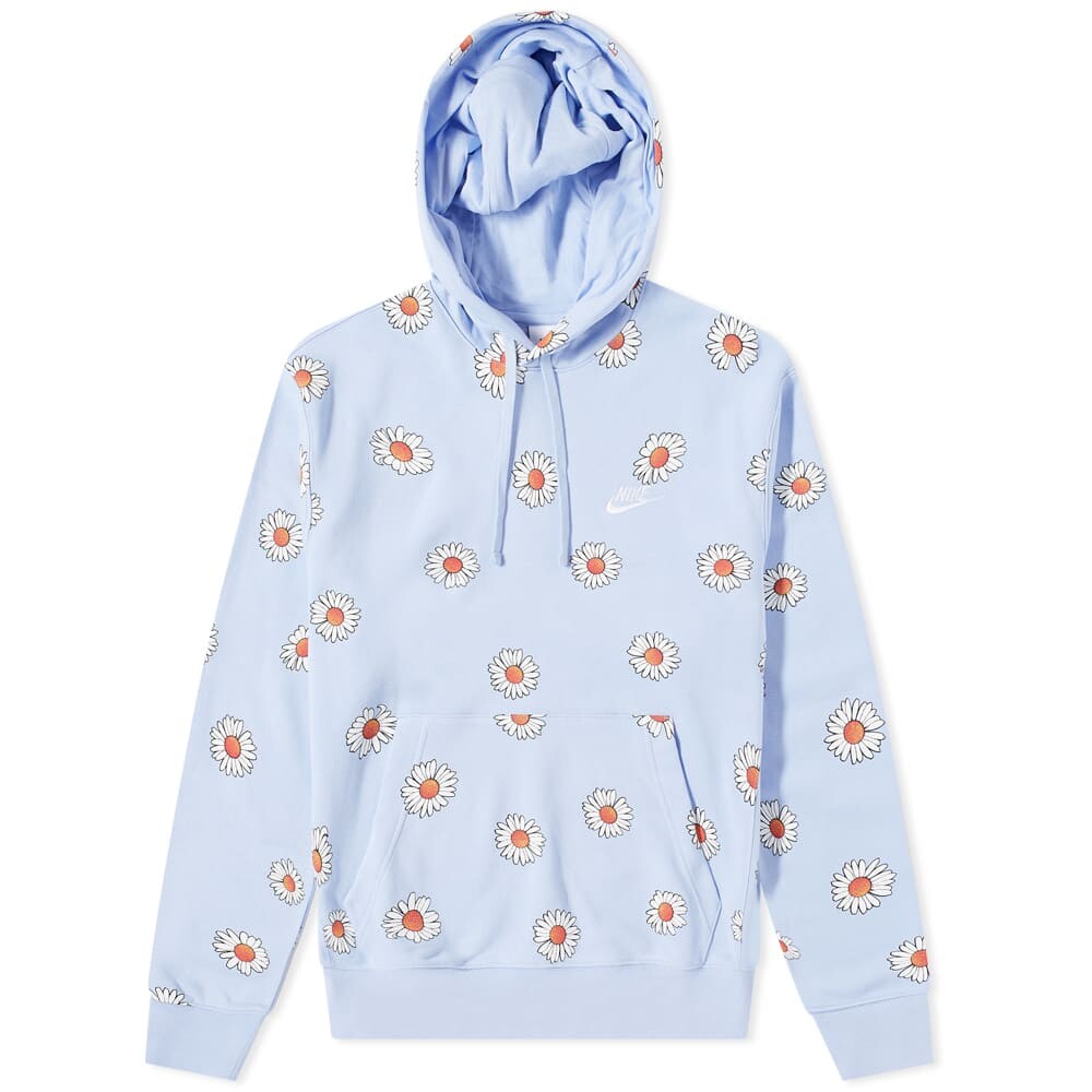 

Толстовка Nike Floral Popover, голубой