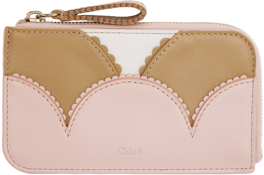 

Розовый кошелек на молнии Linda Chloé