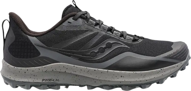 

Кроссовки Saucony Wmns Peregrine 12 Wide Black Charcoal, черный