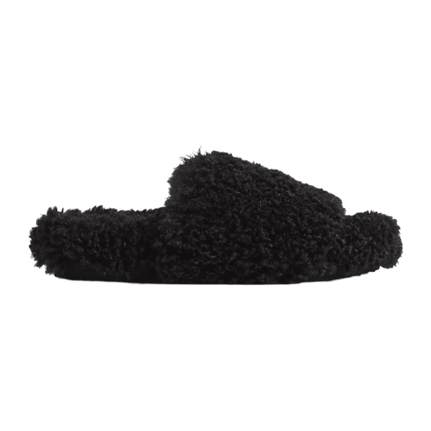 

Тапочки H&M Faux Fur, черный