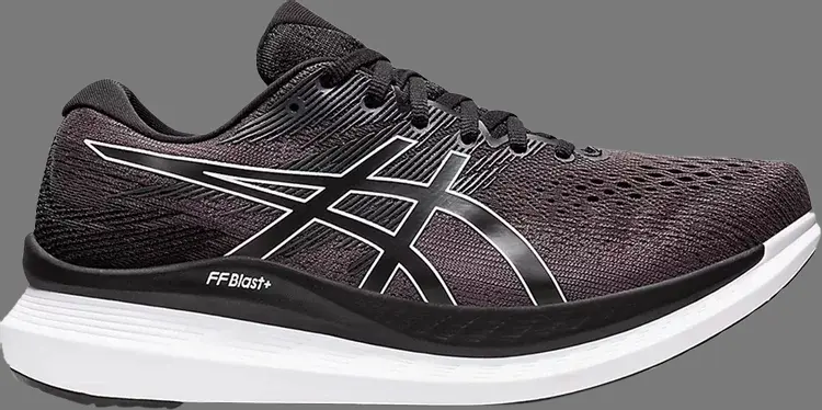 

Кроссовки glideride 3 'black white' Asics, черный