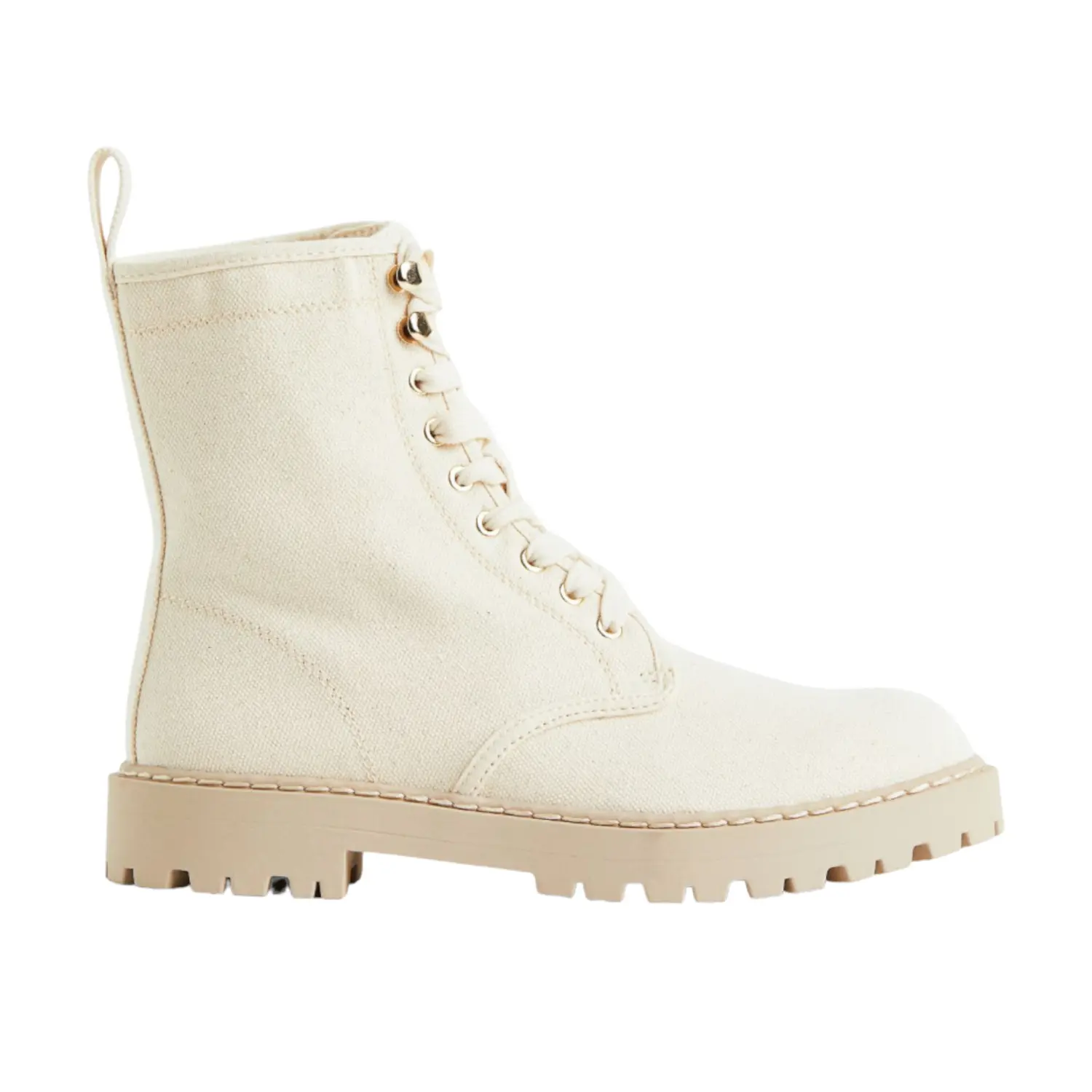 

Сапоги H&M Chunky Canvas, кремовый, Бежевый