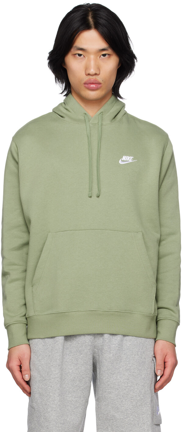 

Зеленый худи с вышивкой Nike