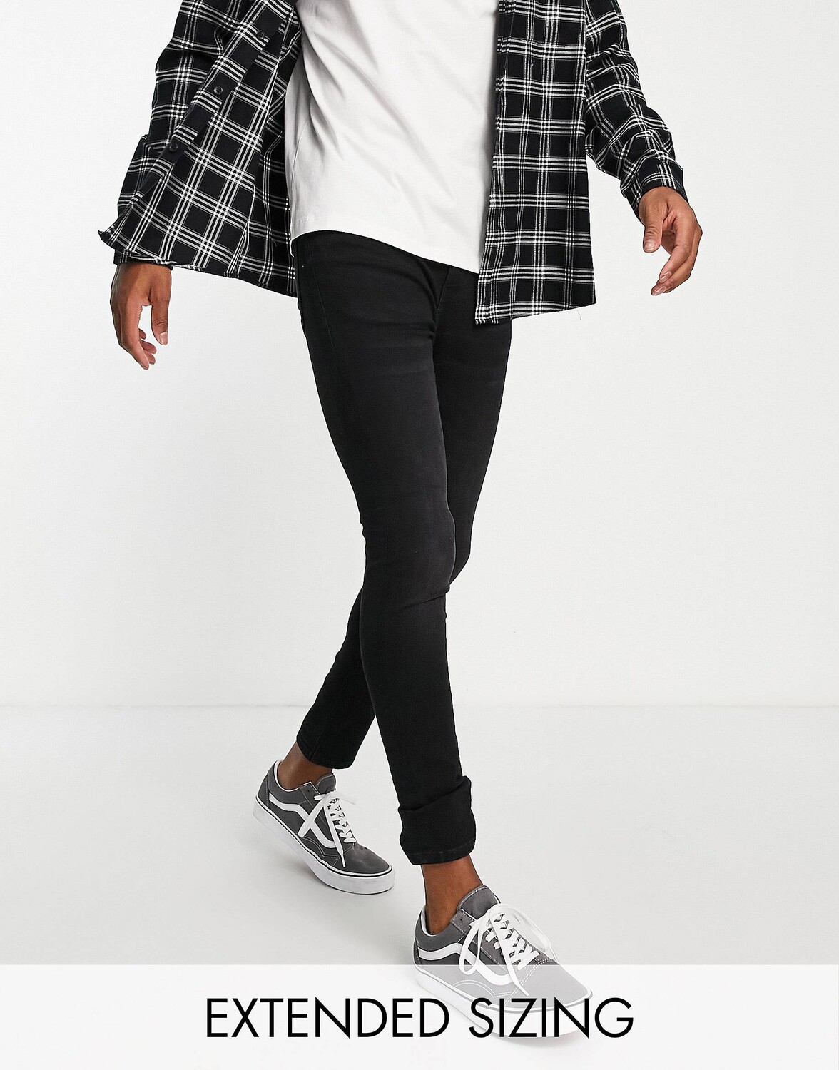 

Джинсы ASOS DESIGN Power Stretch, черный