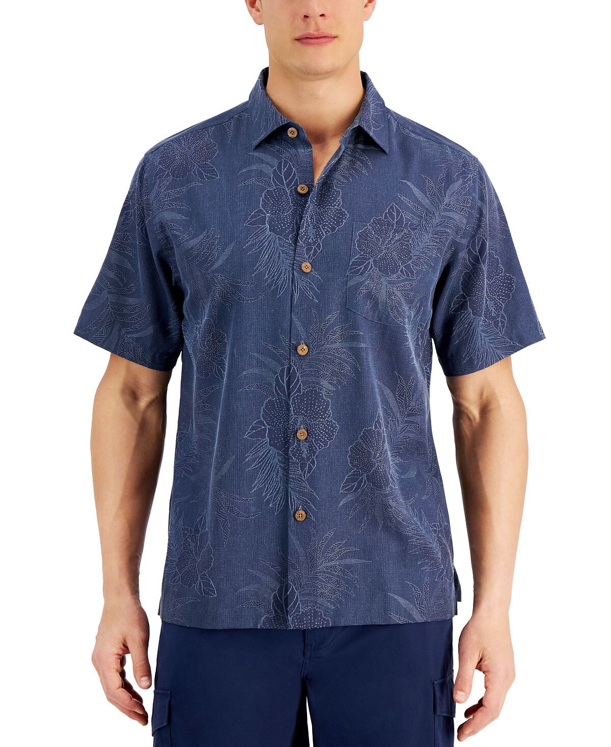

Мужская рубашка с принтом lush palms, созданная для macy's Tommy Bahama, мульти
