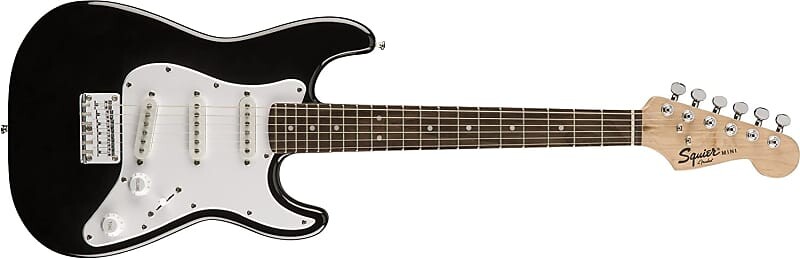 

Электрогитара Squier by Fender Mini Stratocaster для начинающих - гриф Indian Laurel - черный Visit the Fender Store Mini Stratocaster Beginner Electric Guitar - Indian Laurel Fingerboard - Black