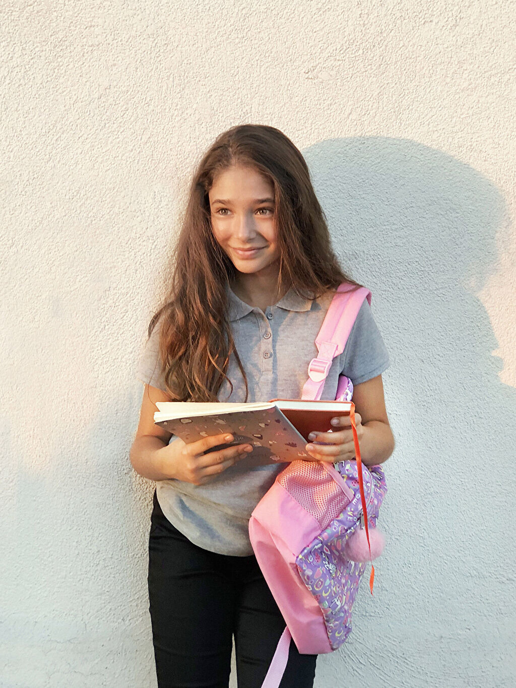 

Базовая футболка с воротником поло для девочек LCW Kids