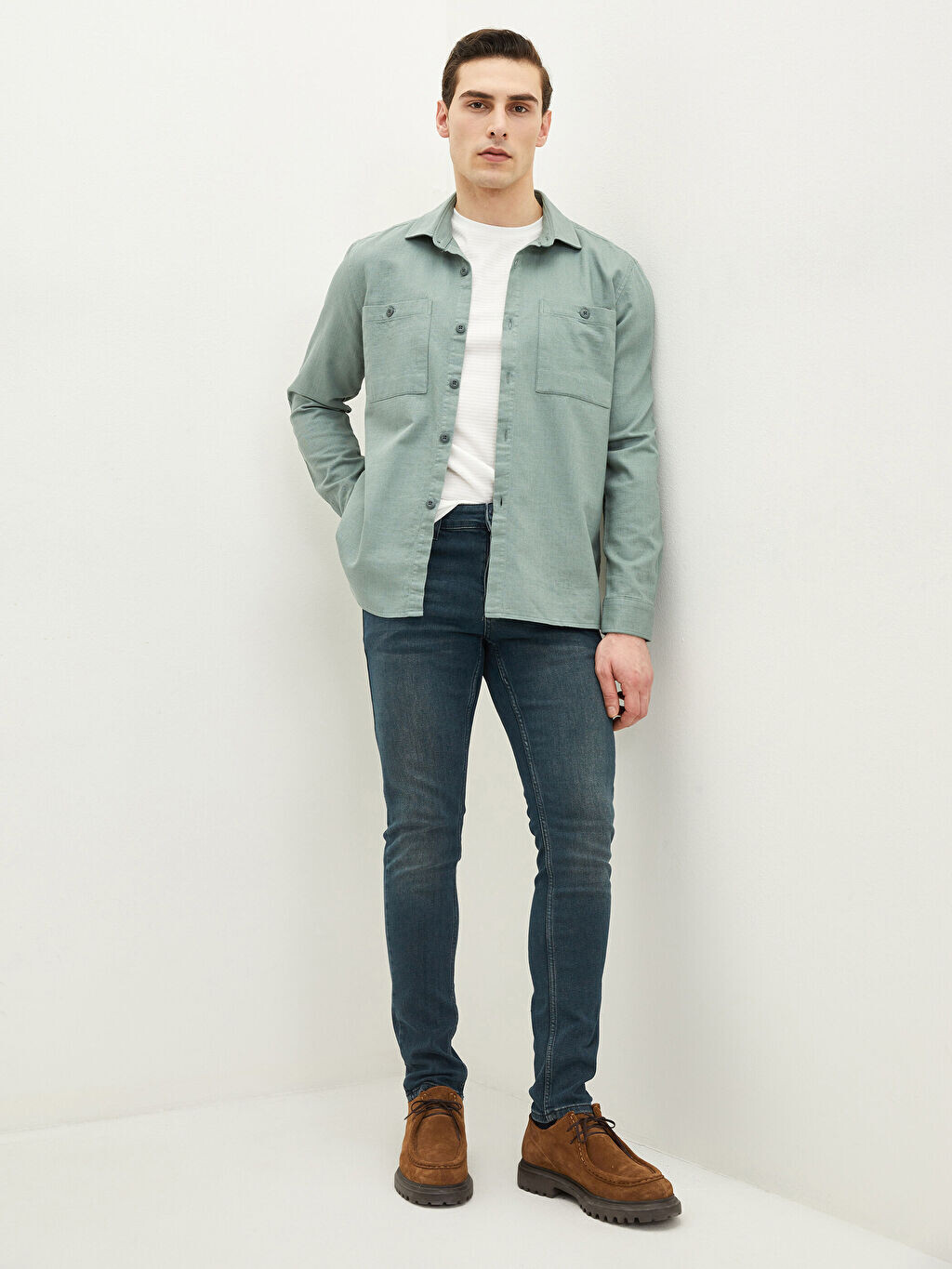 

Мужские джинсовые брюки 750 Slim Fit LCW Vision