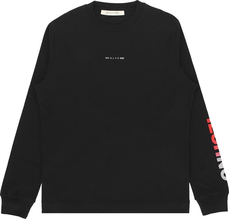 

Лонгслив 1017 ALYX 9SM Tecno Long-Sleeve Tee 'Black', черный