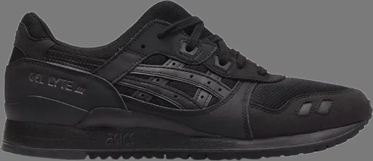 Asics gel lyte 3 all black best sale