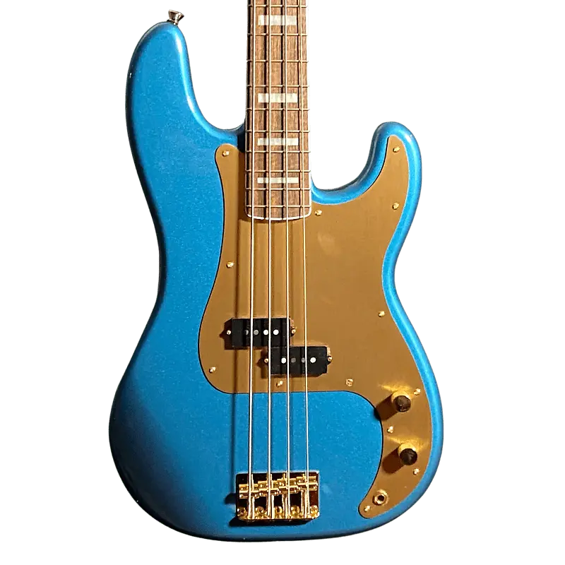 

Squier 40th Anniversary Precision Bass Gold Edition Lake Placid Blue