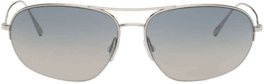 

Серебряные солнцезащитные очки Kondor Oliver Peoples