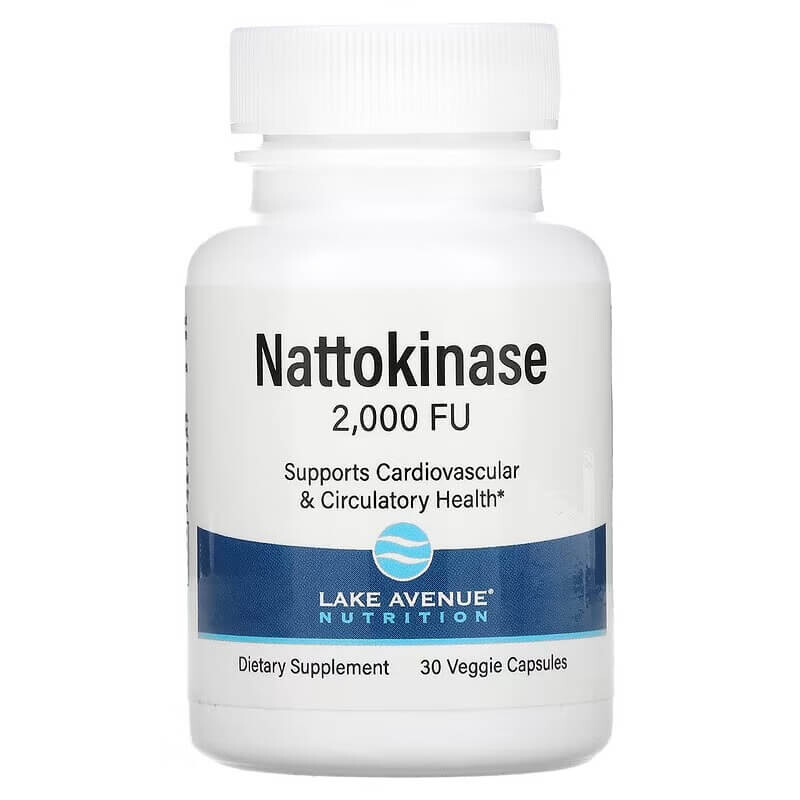 

Наттокиназа Lake Avenue Nutrition 2000 ФУ, 30 капсул