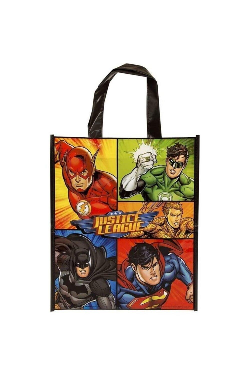 

Пластиковая большая сумка с логотипом Justice League, мультиколор