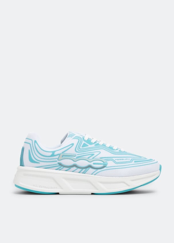 

Кроссовки FESSURA x FIAT500 Runflex 500 sneakers, синий