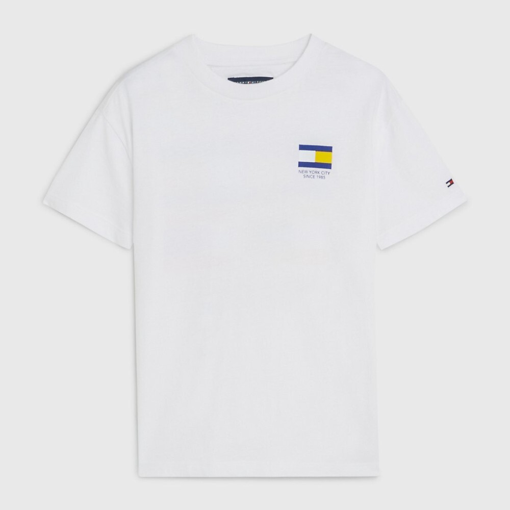 

Футболка Tommy Hilfiger Kids' Multicolor Flag, белый