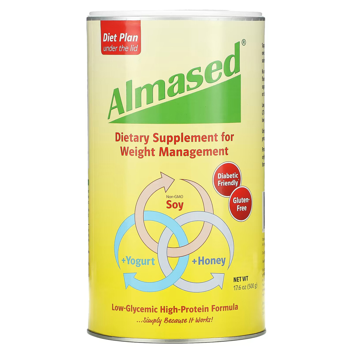 

Almased USA, Almased, добавка для управления весом, 500 г (17,6 унций)