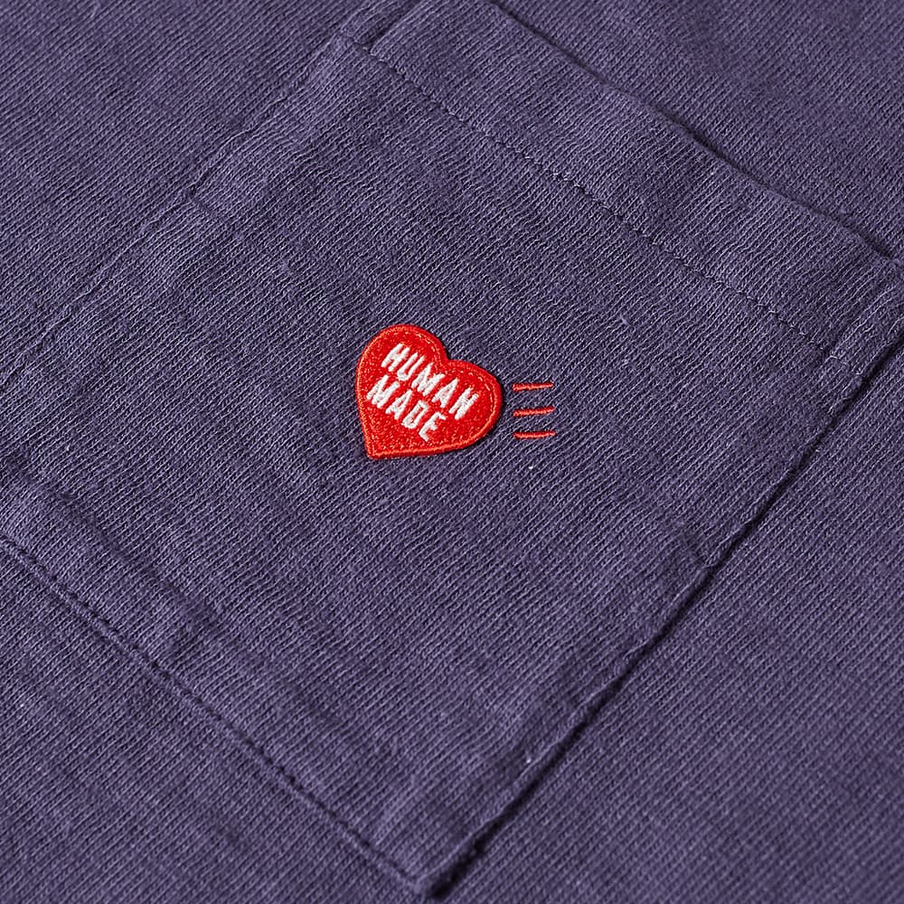 HUMAN MADE HEART ONE POINT POCKET TEE-