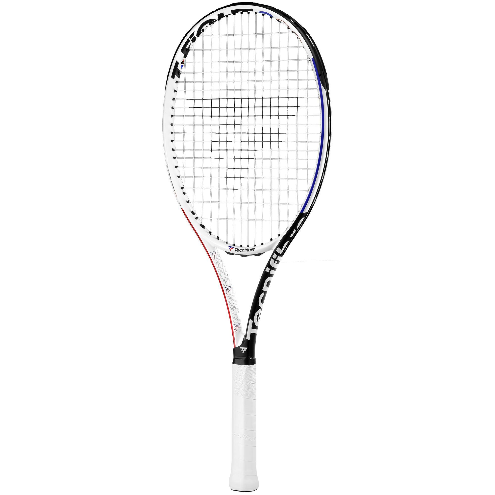 Теннисная ракетка женская/мужская Tecnifibre - TFight RS 300 белая/черная без струны, белый/черный/синий