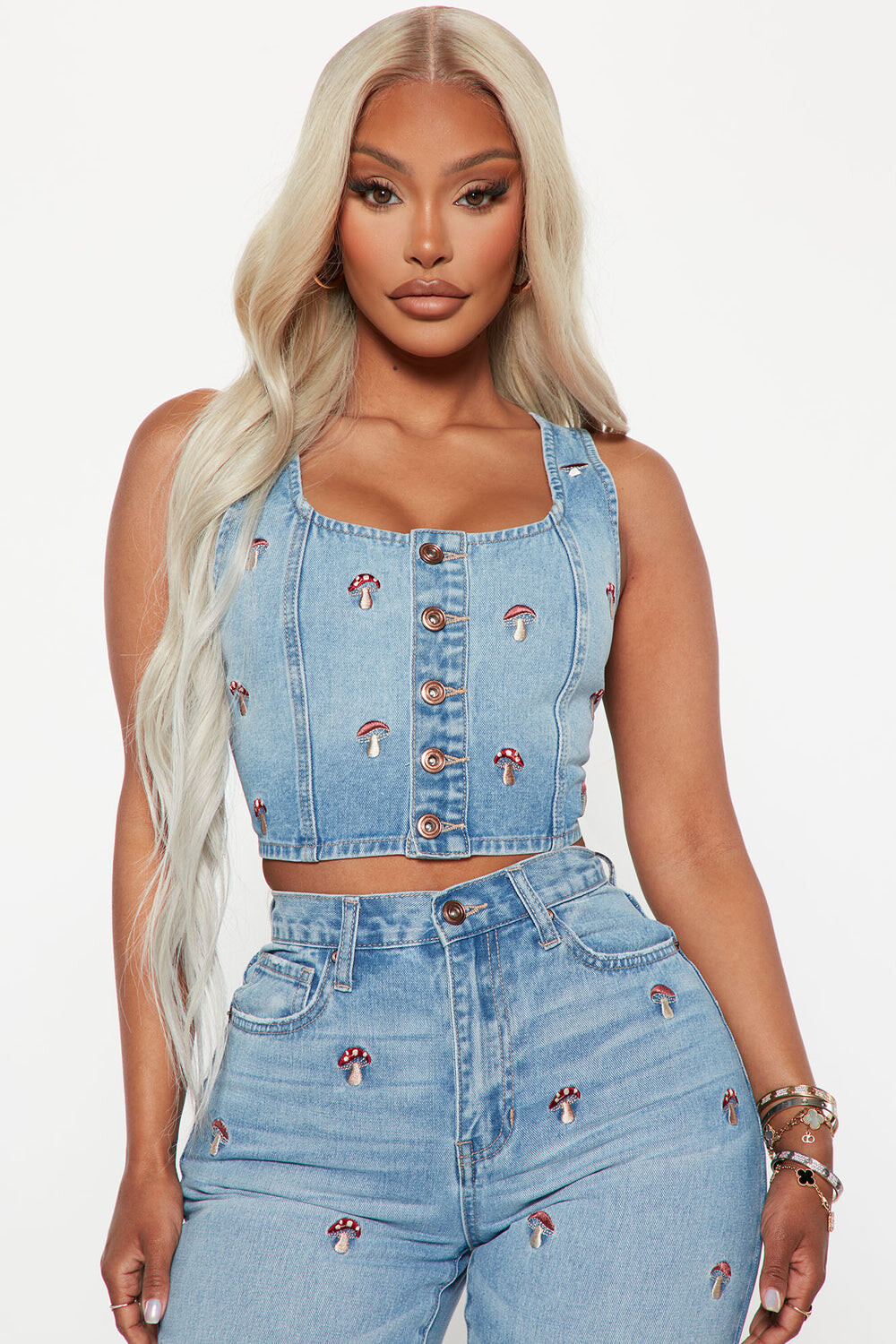 

Топ Fashion Nova FN71054FT36, синий
