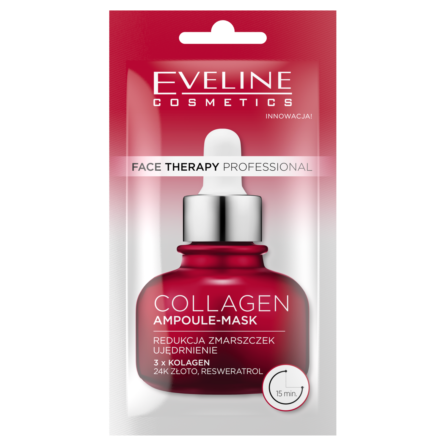 Eveline Cosmetics Therapy Collagen ампульная маска для лица, 8 мл