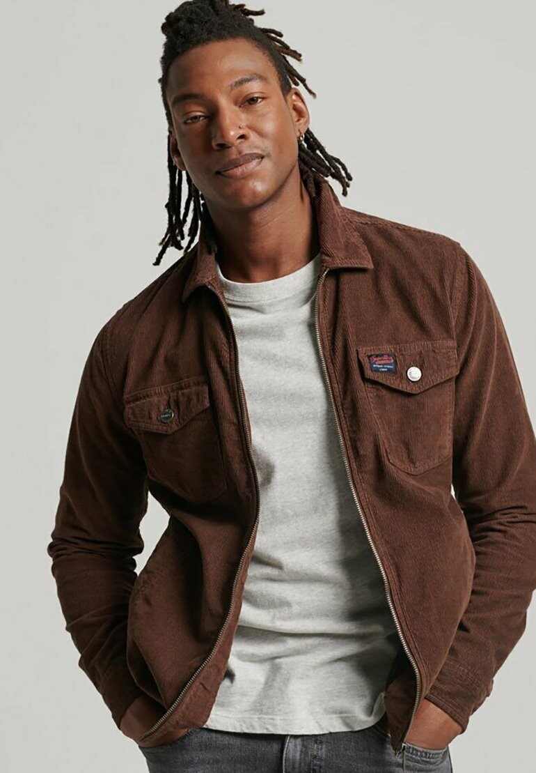 

Куртка Superdry MICRO, цвет chocolate brown
