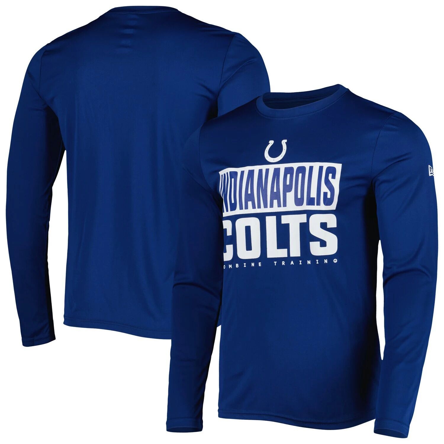 

Мужская футболка New Era Royal Indianapolis Colts с длинными рукавами и аутентичными офсайдами