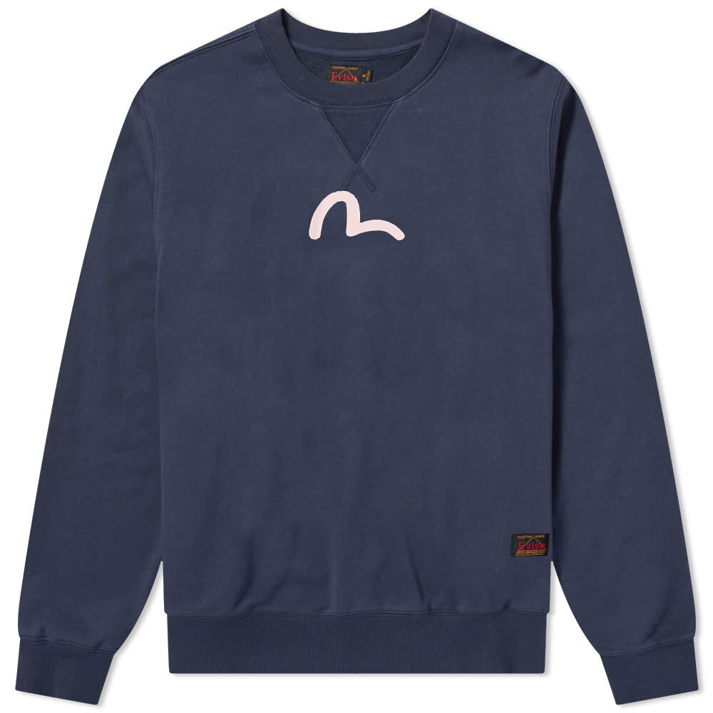 

Толстовка Evisu Seagull Print Crew Sweat, Серый