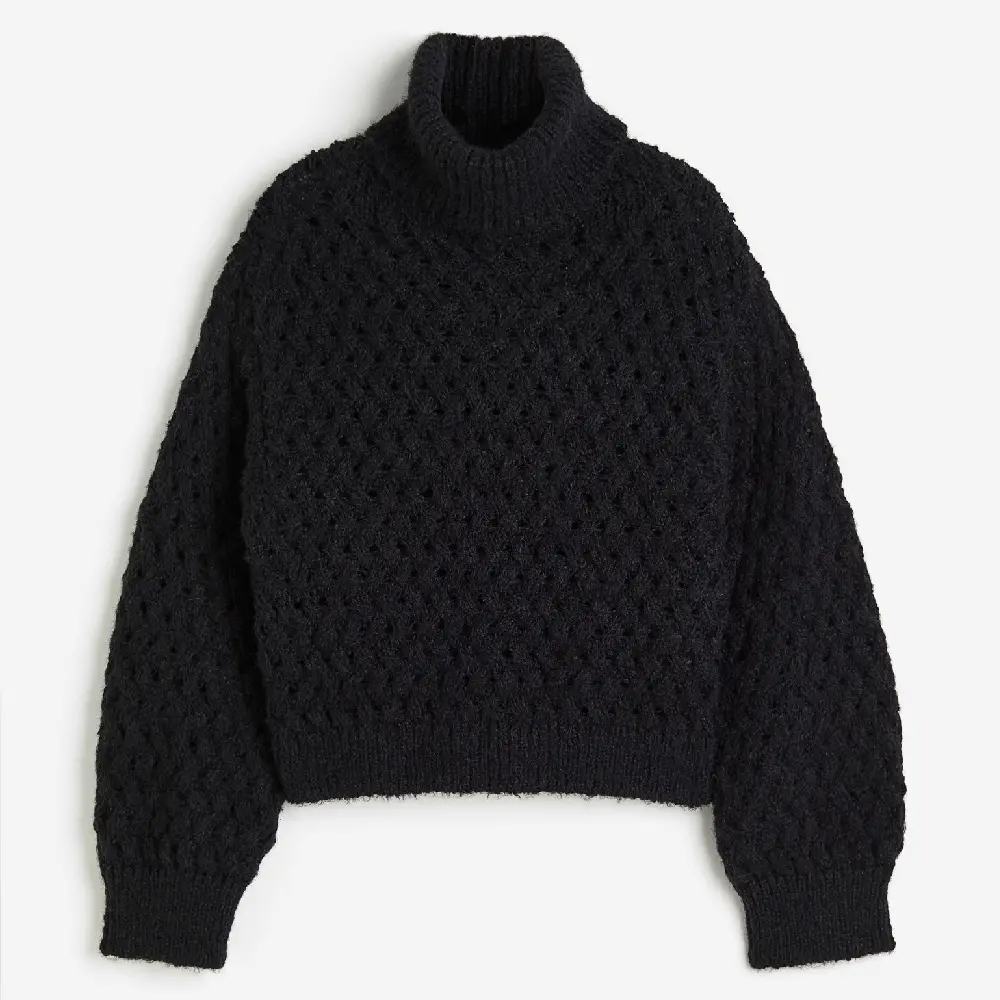 

Свитер H&M Turtleneck, черный