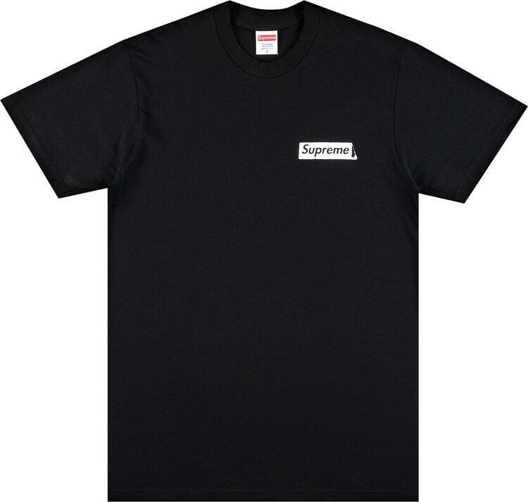 All black supreme shirt best sale