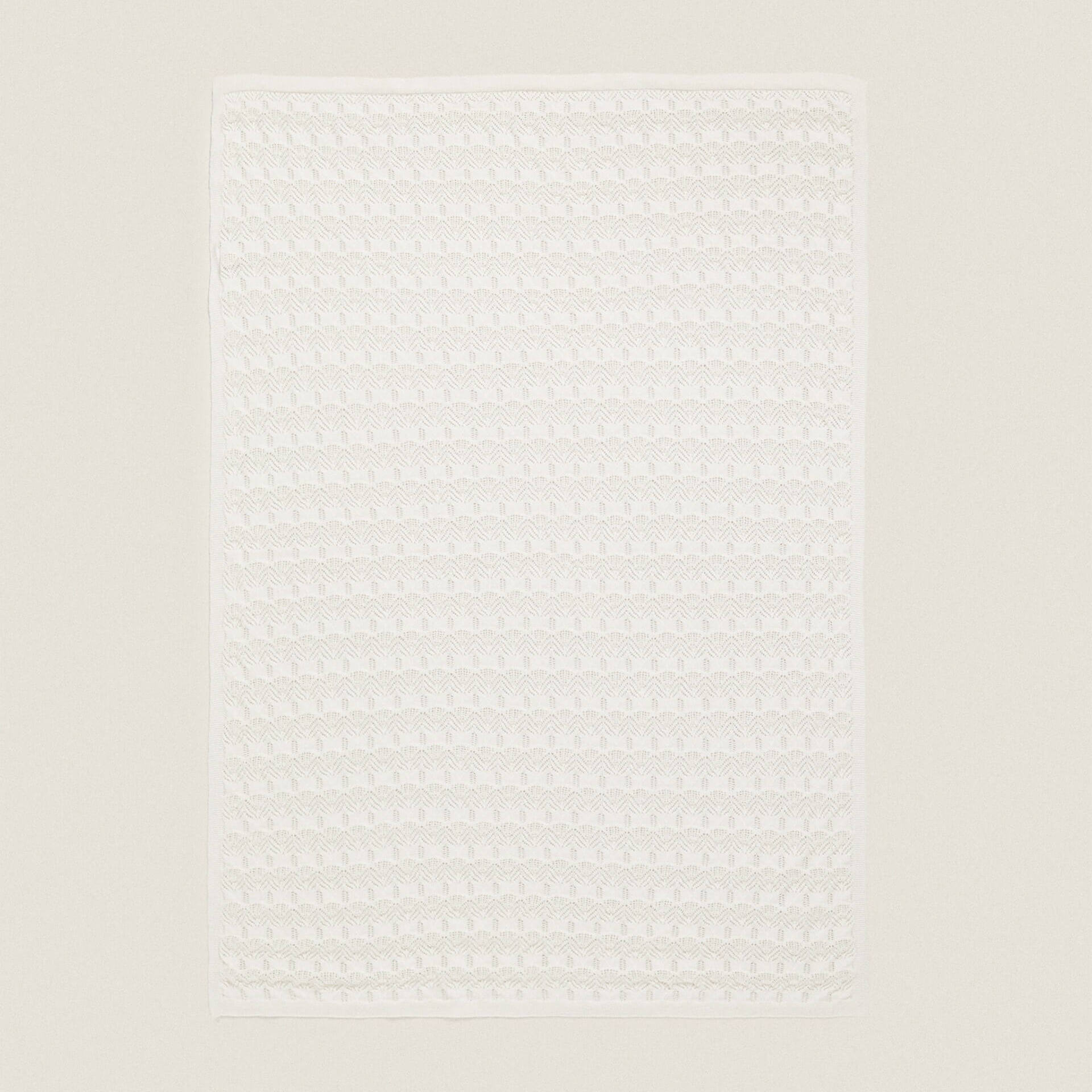 Детское одеяло Zara Home Open-Knit Cotton, белый детское одеяло пеленальное хлопковое трикотажное мягкое одеяло для новорожденных однотонное постельное белье детская пеленка