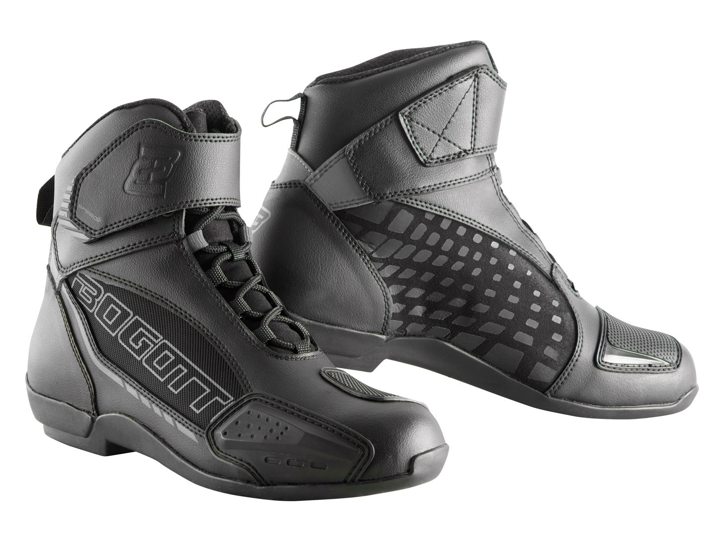 Мотоциклетные ботинки Bogotto GPX с логотипом, черный мотоциклетные ботинки gamma hugo черный