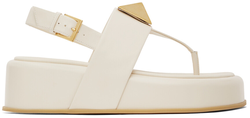 

Сандалии на плоской подошве с одной заклепкой Off-White Valentino Garavani