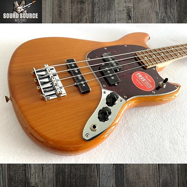 

Fender Player Mustang PJ Bass 2022 Aged Natural