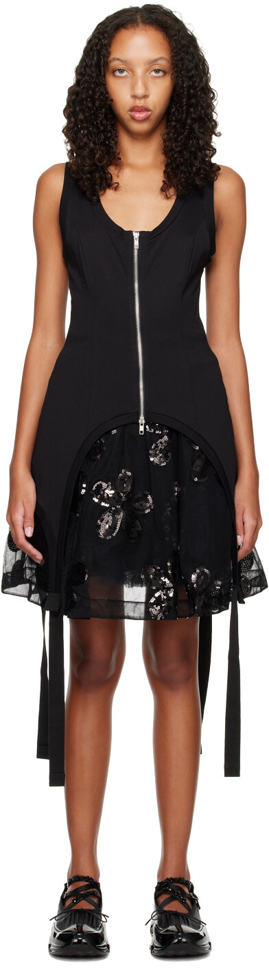 

Черная майка на молнии Simone Rocha